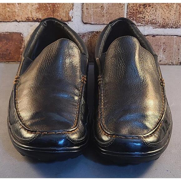 Cole Haan Tucker Venetian Leather Loafers Mens Sz 11M Black Slip On Driving Mocs - Picture 3 of 10